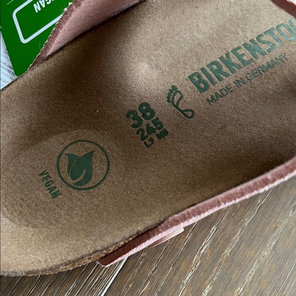 NWT Birkenstock Gizeh Vegan Canvas Women's Thong Sandals in pink size 38 (7) - Picture 5 of 7